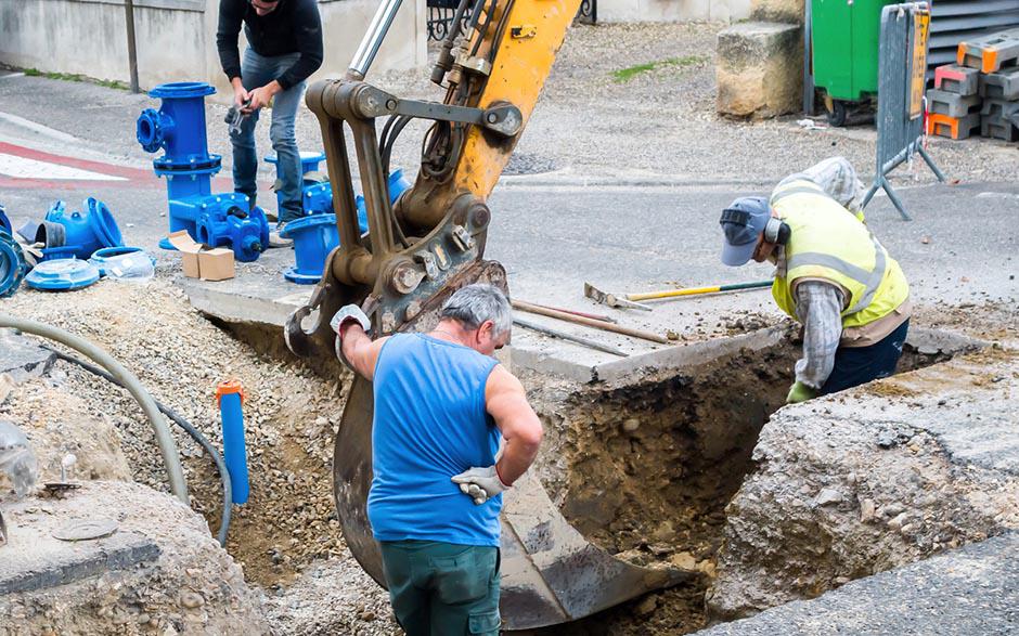 travaux assainissement Béhoust